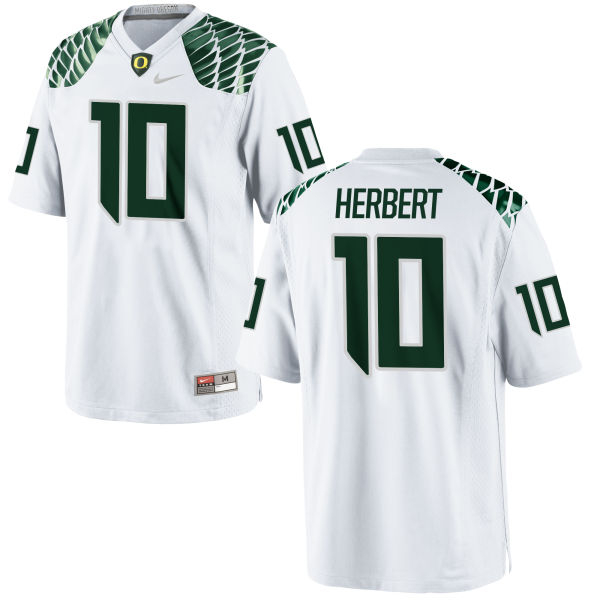 Nike, Shirts, Nike Oregon Ducks Justin Herbert Green Jersey Autzen  Coordinates Size 48