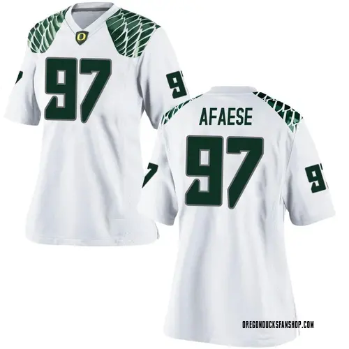 Nike Oregon Ducks Womens Replica Football Jersey - #5 White